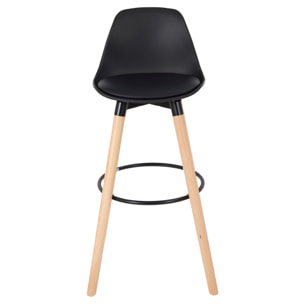 Tabouret De Bar Walt Noir - Lot De 2