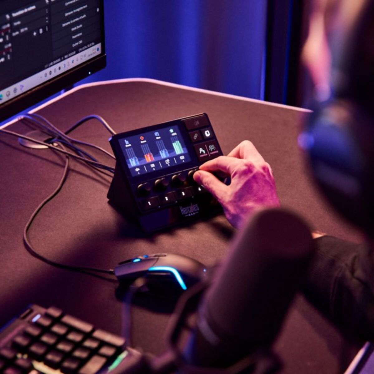 Boitier de contrôle HERCULES Audio controller STREAM 200 XLR