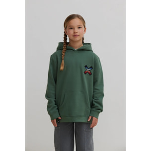 SUDADERA CON CAPUCHA KIDS CLASSIC PINE GREEN