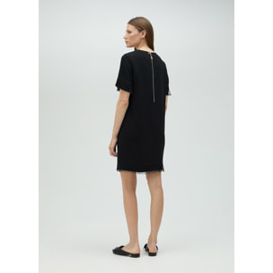 Vestito corto perline