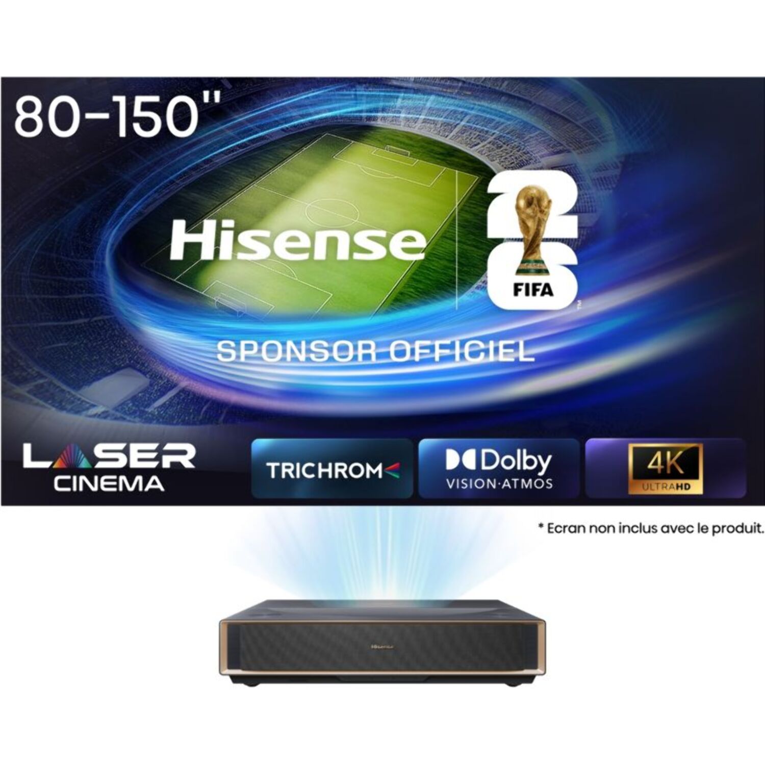 Vidéoprojecteur home cinéma HISENSE Laser Cinema PT1