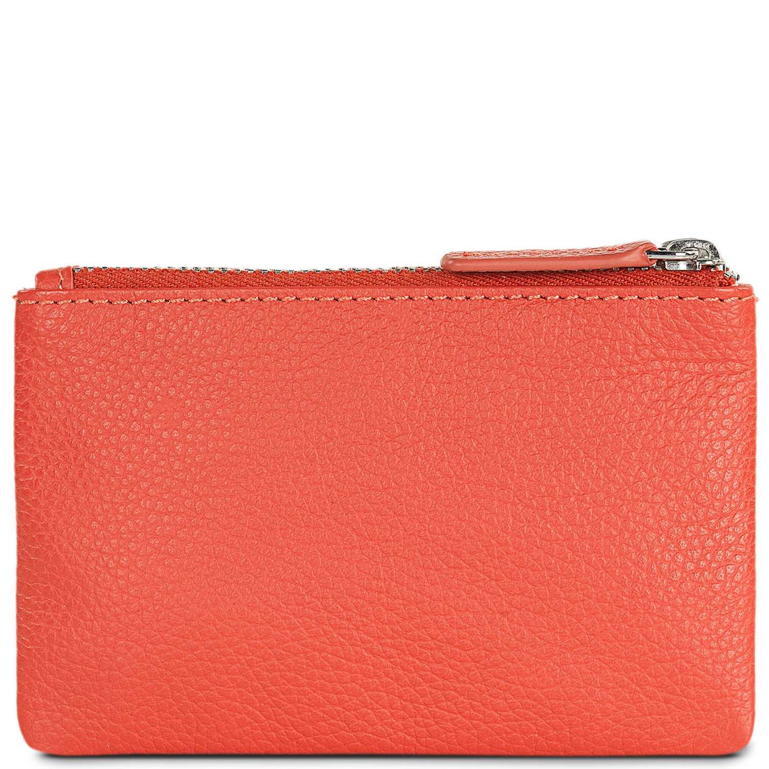 Monedero Piel Mujer Jaslen Amberes Rojo