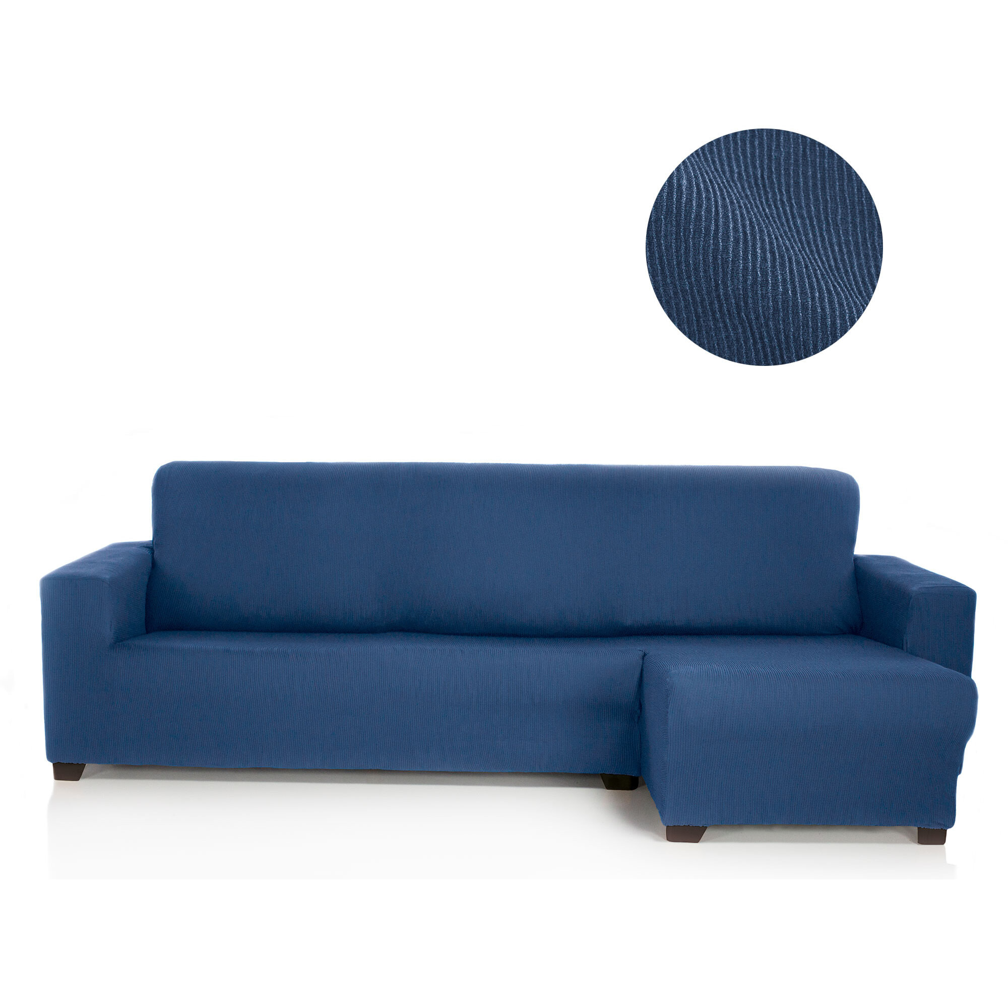Funda ELÁSTICA para Chaise Longue derecha (visto de frente) brazo corto modelo MARCELA