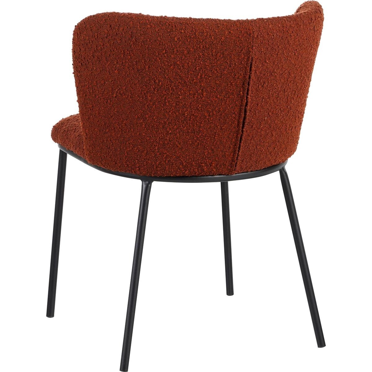 Lot de 2 chaises en tissu bouclé - TOMA