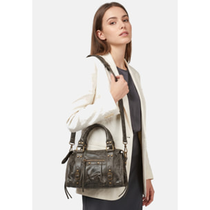 Borsa a spalla da donna - Modello Erisia - Vera pelle - 25.0 x 15.0 x 10.0 cm