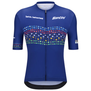 2024 Uci Road And Para-Cycling Road World Championships - Maillot Unisex Zurich - Azul Náutico - Unisex