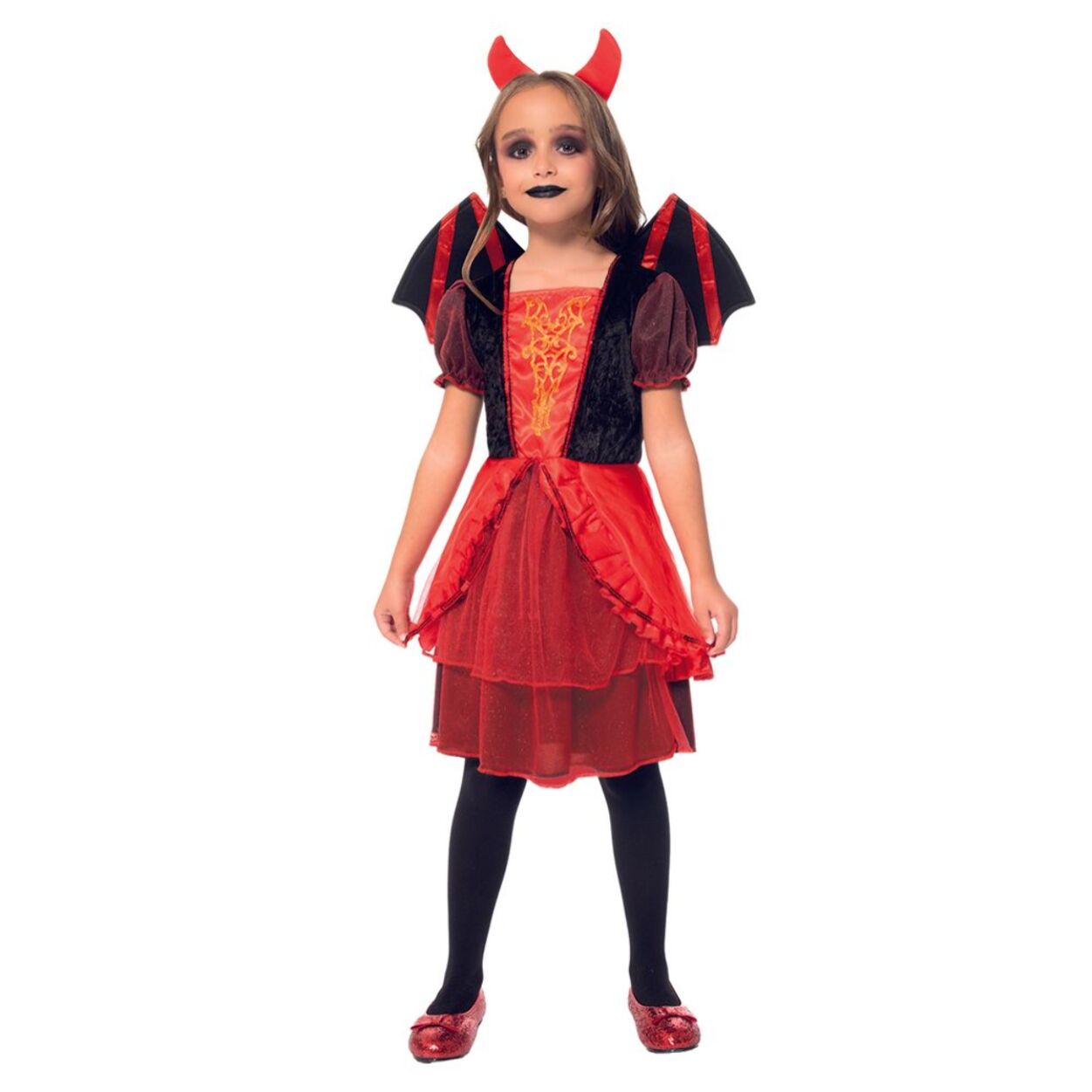 DISFRAZ DIABLESA CON ALAS INF