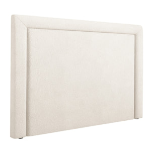 Tête de lit "Marie" 160x120cm bouclé beige