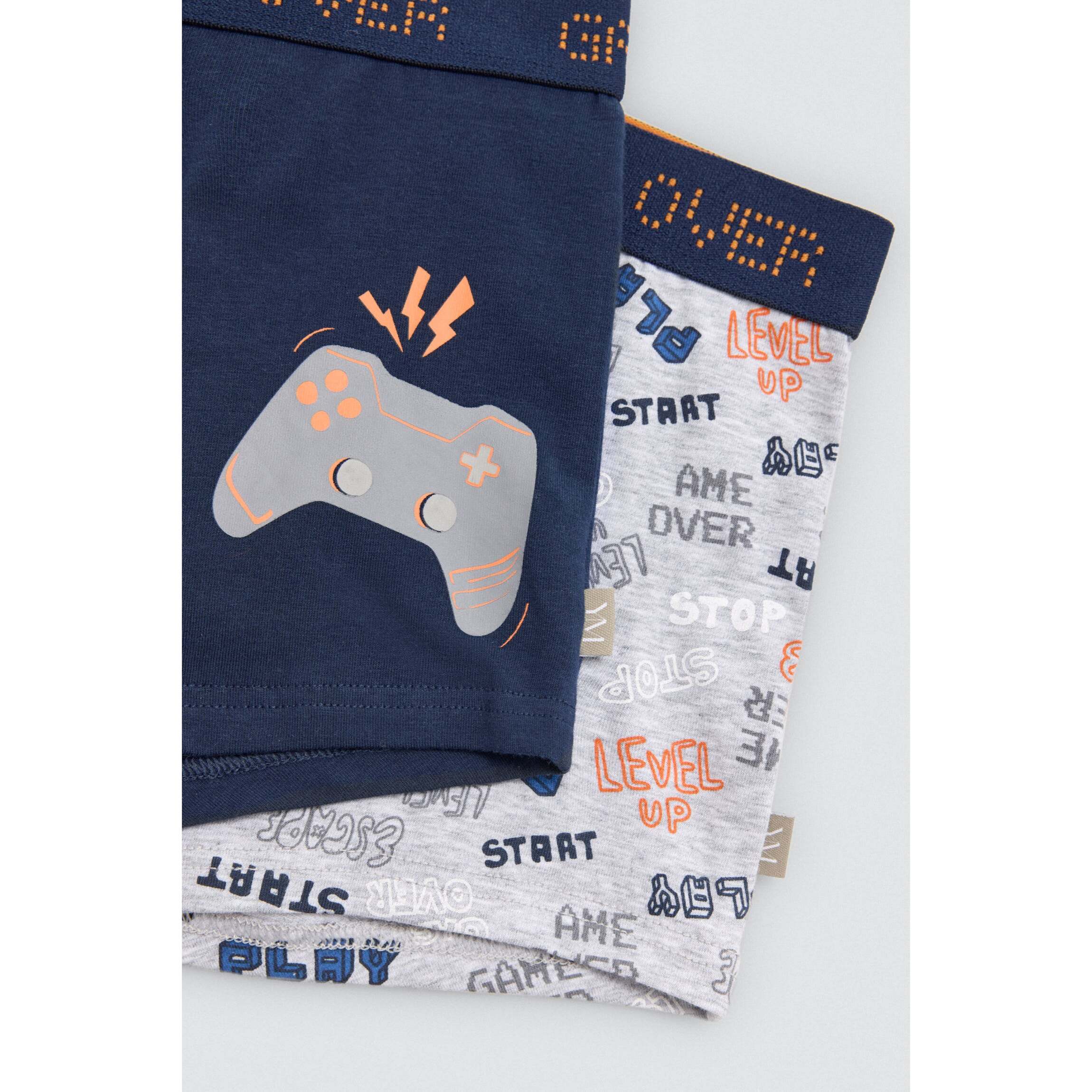 Confezione da 2 boxer da bambino "Game Over"