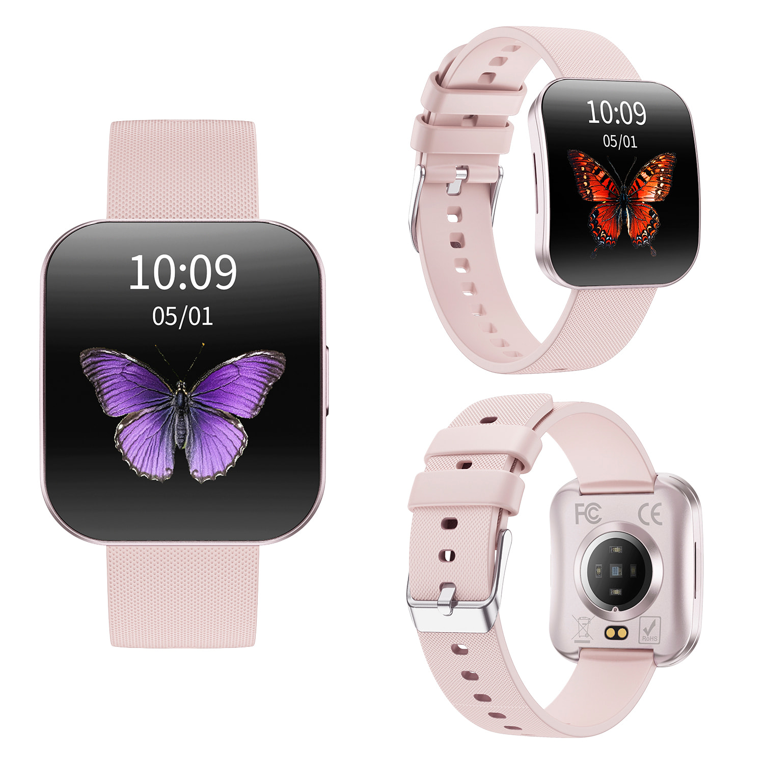 Smartwatch QS08. Pantalla curva AMOLED de 1,85 pulgadas, llamada bluetooth, asistente de voz y modos de deporte.