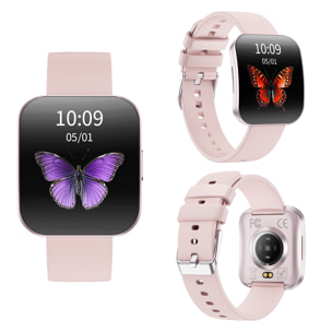 Smartwatch QS08. Pantalla curva AMOLED de 1,85 pulgadas, llamada bluetooth, asistente de voz y modos de deporte.