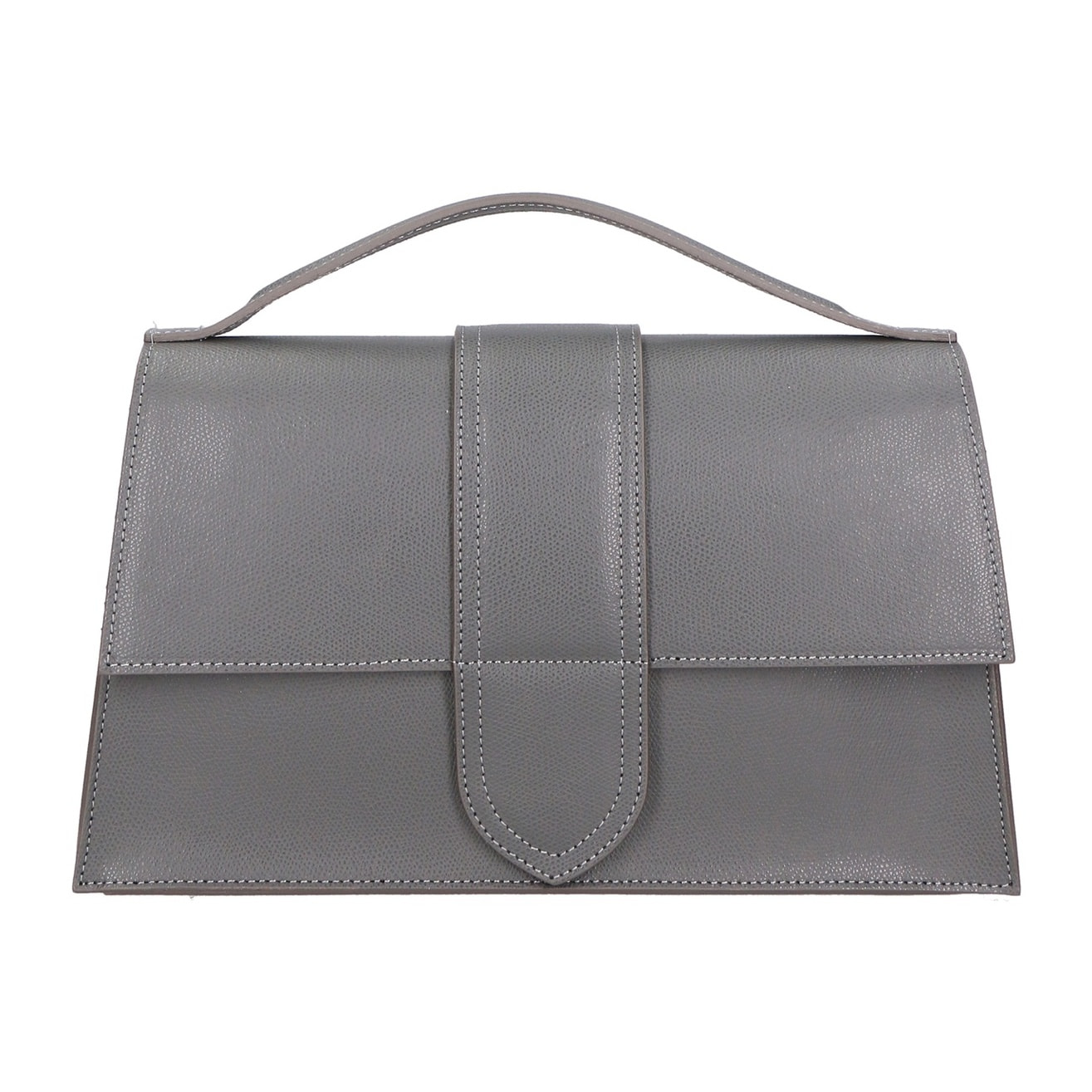 Borsa a mano da donna - Modello Lina - Vera pelle - 34.0 x 20.0 x 9.0 cm