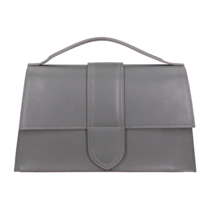 Borsa a mano da donna - Modello Lina - Vera pelle - 34.0 x 20.0 x 9.0 cm