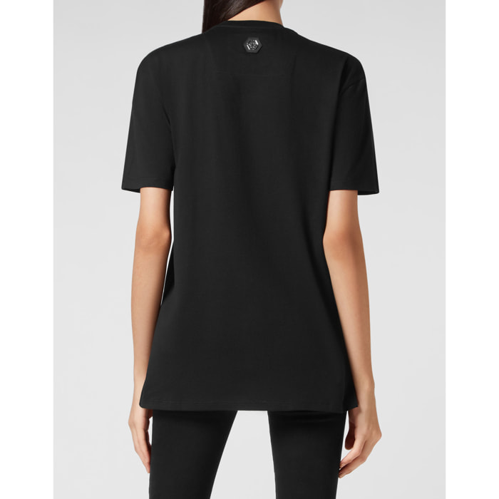 PHILIPP PLEIN T-Shirt Round Neck SKULL