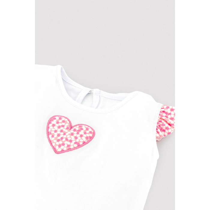 Set tessile con maglietta senza maniche