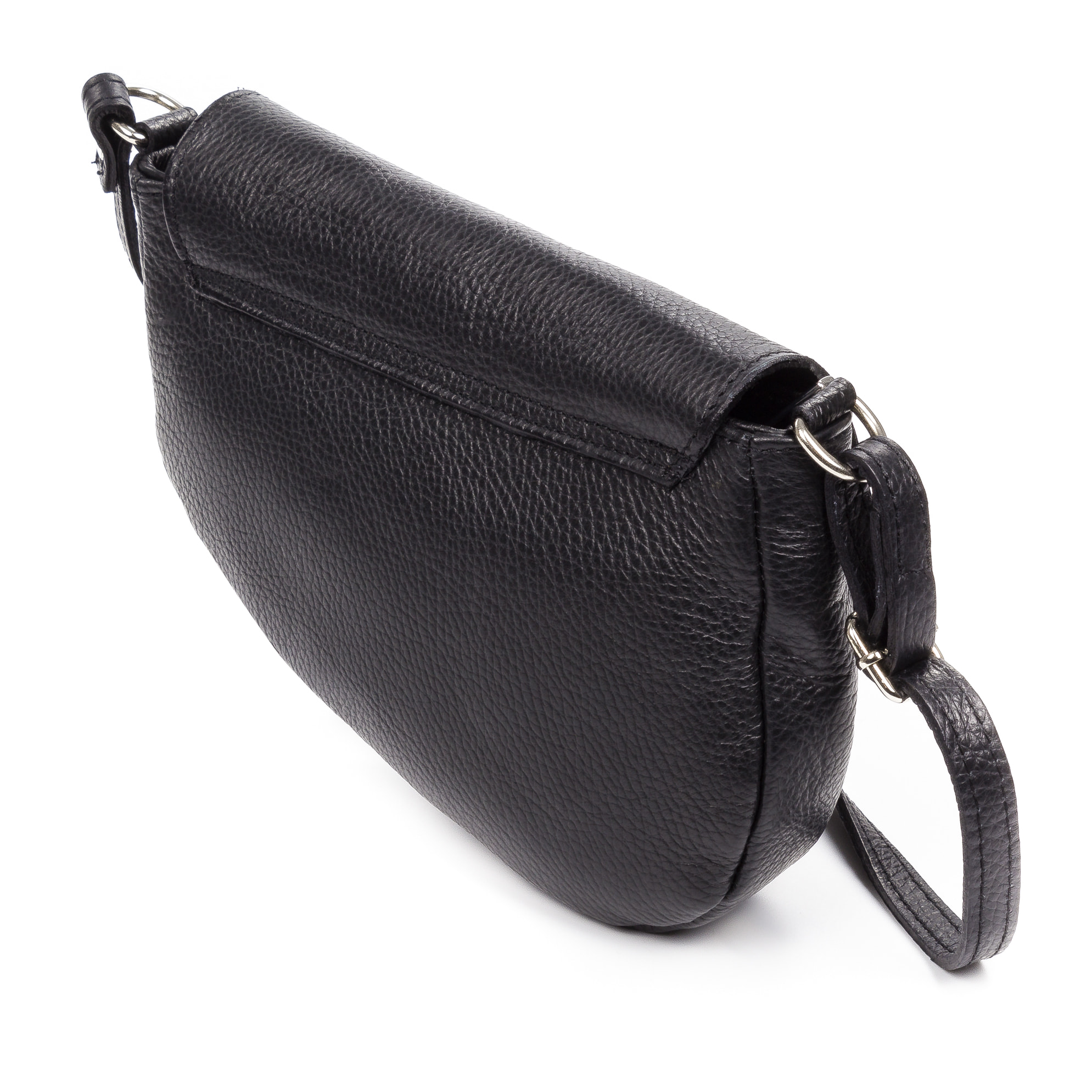 FIRENZE ARTEGIANI Borsa a Spalla da Donna Susanna. Vera Pelle Dollaro Made in Italy 22x7x17 Cm. Colore nero