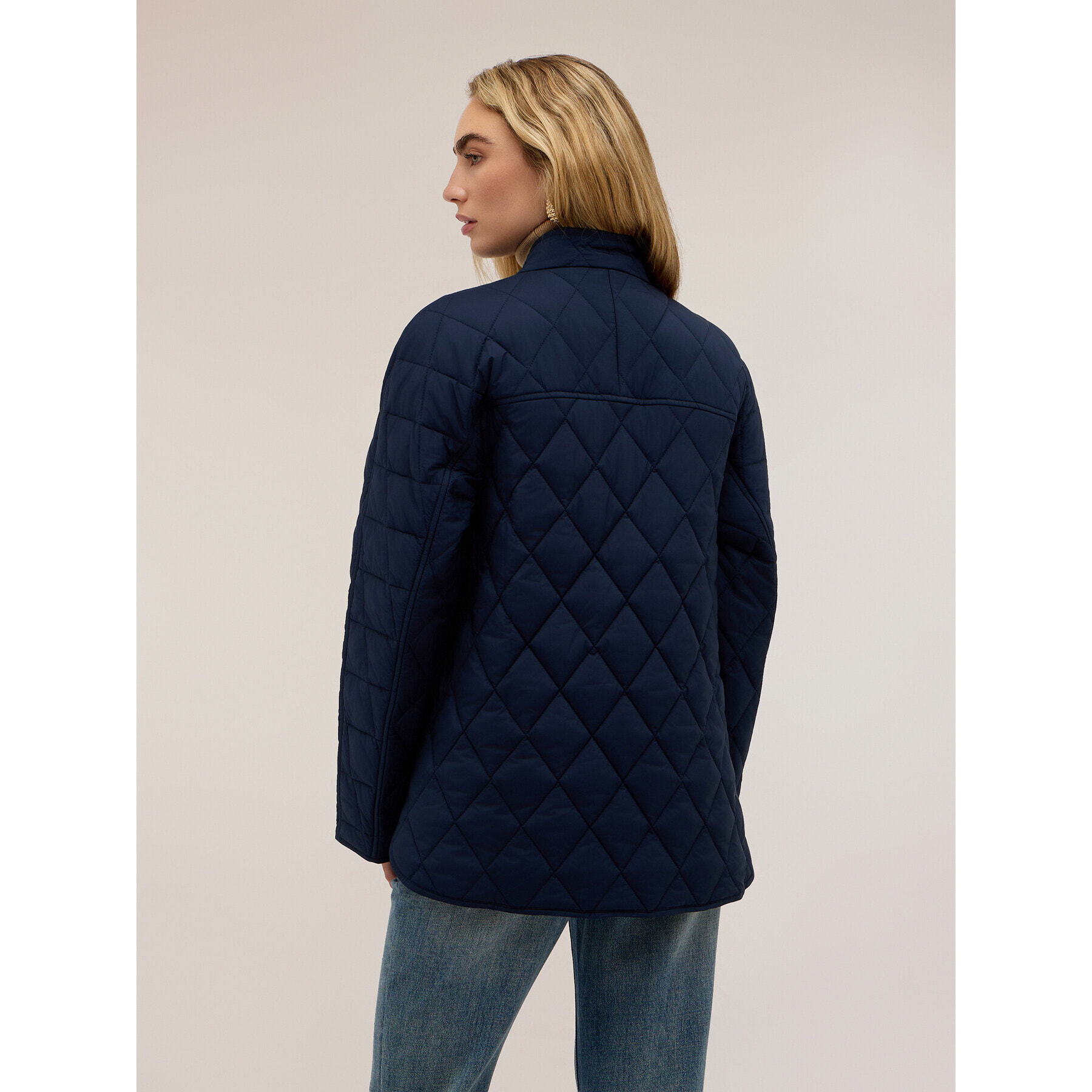 Motivi - Piumino lightweight con fodera a contrasto - Blu