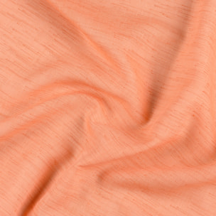 Voilage polycoton toucher doux et souple - Orange