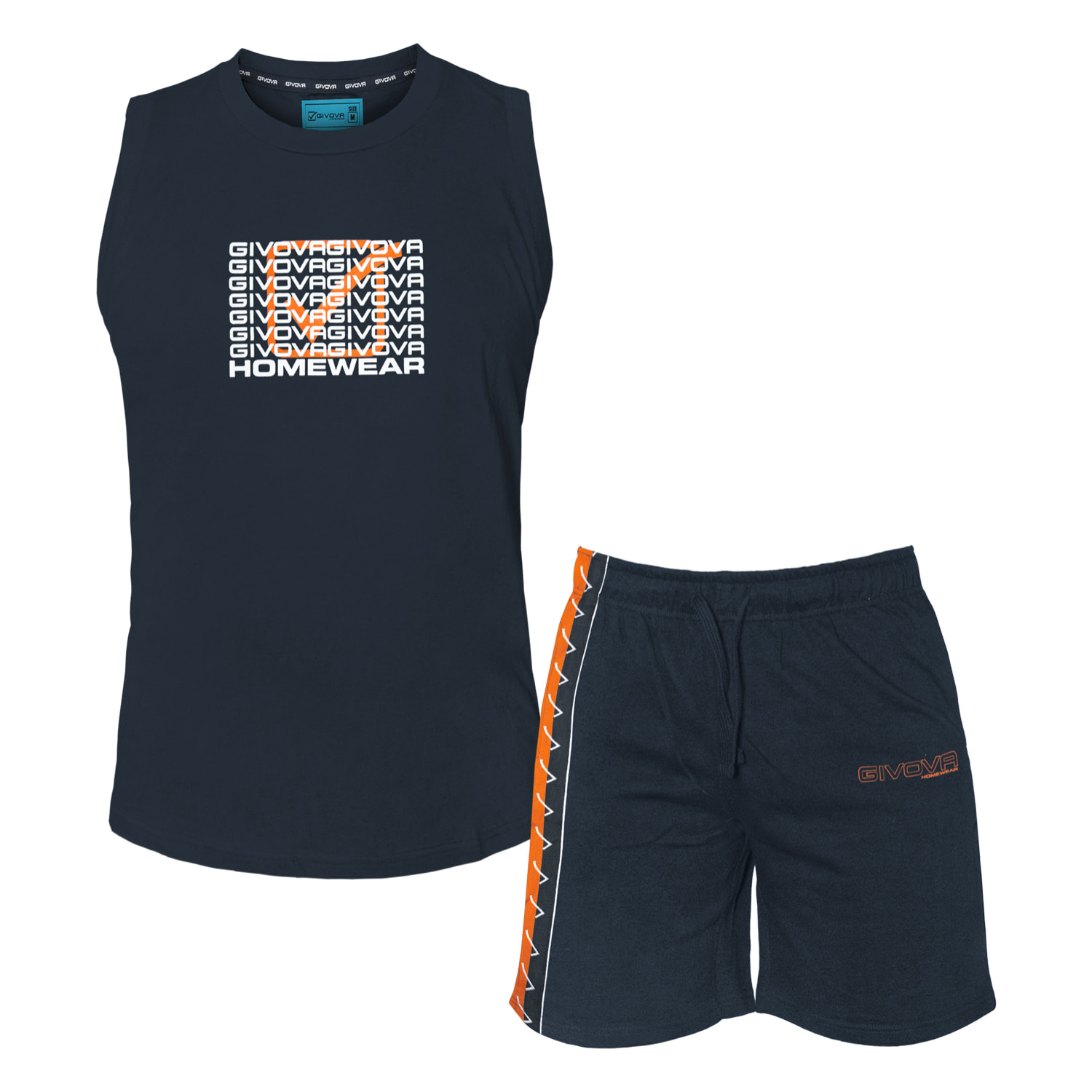 Completo Homewear Uomo Smanicato GIVOVA Cotone