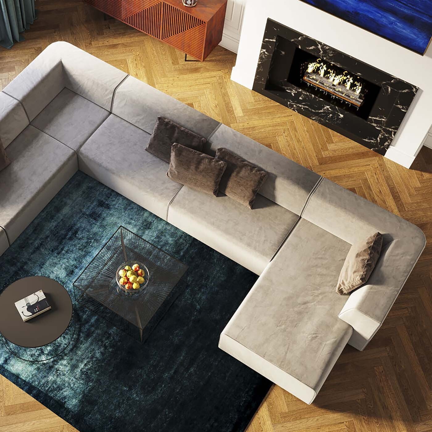 Angle de canapé Infinity gris Kare Design