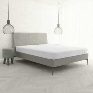 LENZUOLO SOTTO CON ANGOLI MAX COLOR, 100% COTONE MADE IN ITALY - MATRIMONIALE