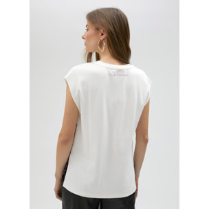 Maglietta stampa leopardata