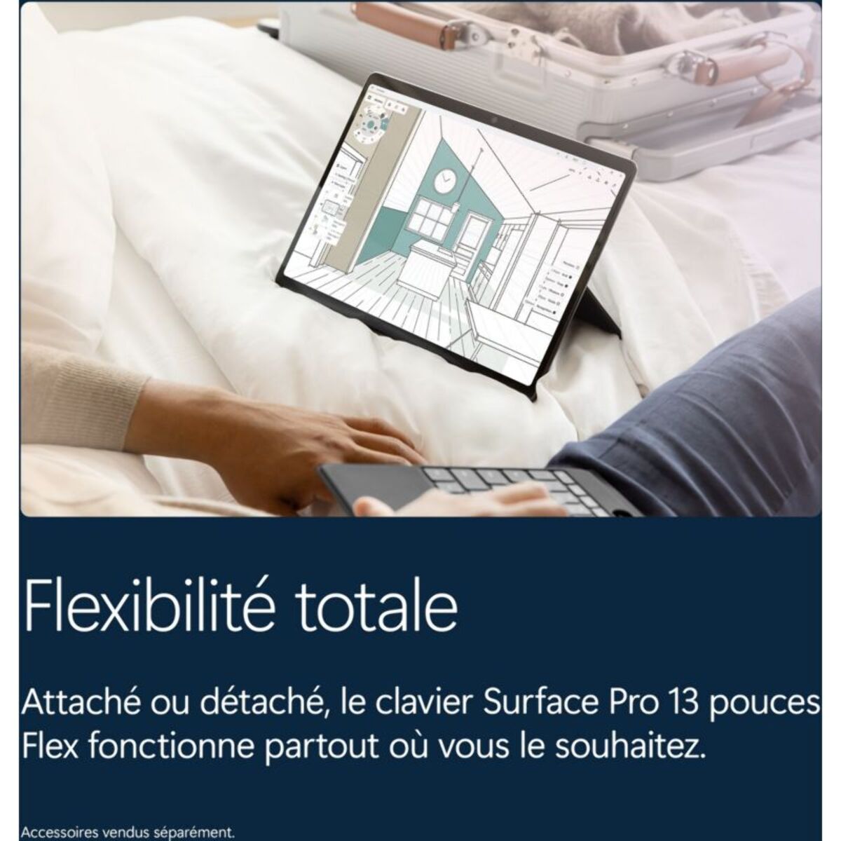PC Hybride MICROSOFT SURFACE PRO 12e NOIR 13" Tactile OLED Snapdragon X Elite 16 Go RAM LPDDR5x SSD 1 To Copilot+PC