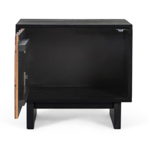 Mesitas de Noche de Madera de Mango 56 Cm Estilo Rústico Étnico Moderno