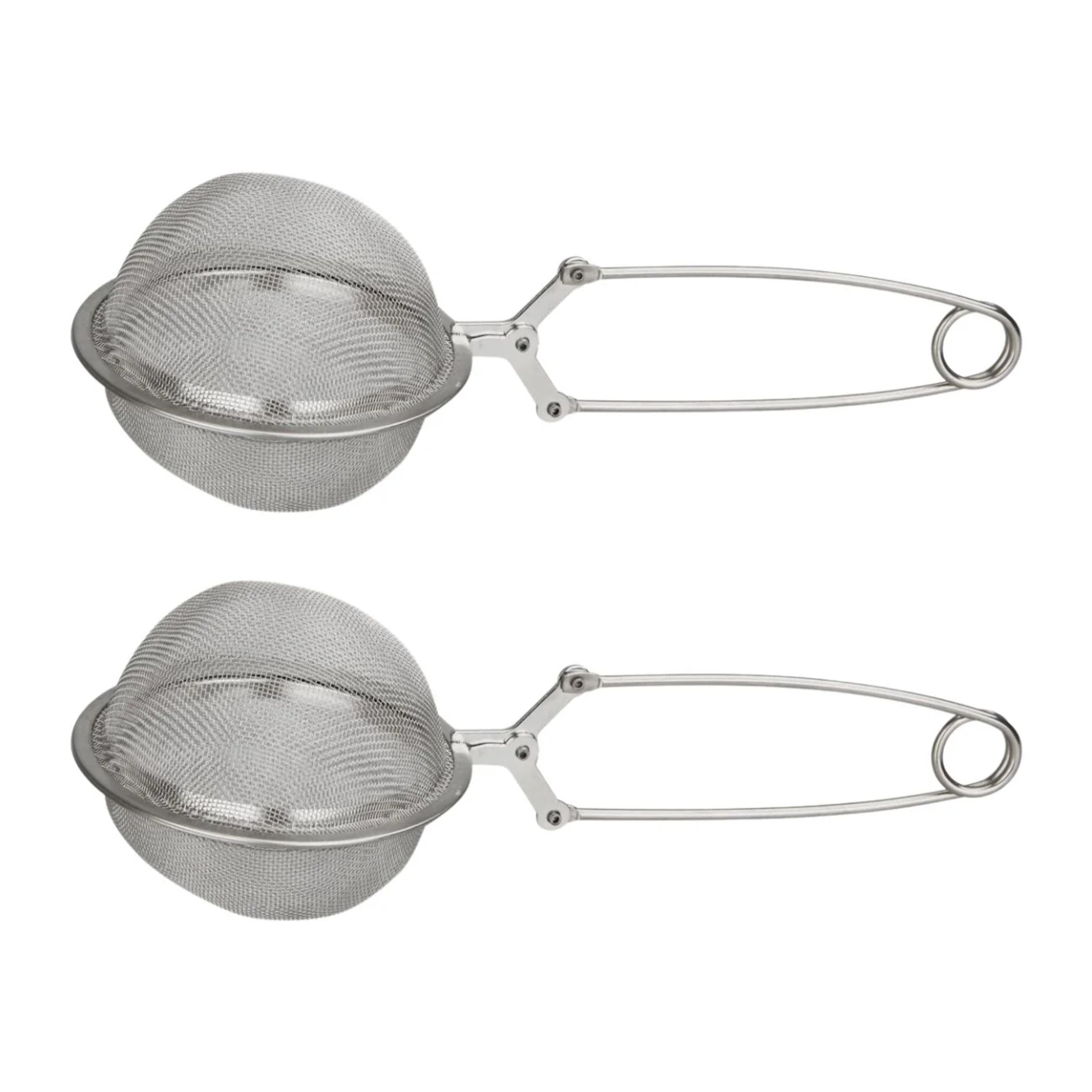 Ensemble de 2 Boules à thé type Pinces à thé en inox 18,5 cm Fackelmann