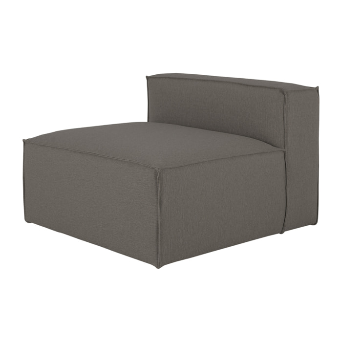 Sillón color gris oscuro de 110x90cm Alto: 70 Largo: 110 Ancho: 90
