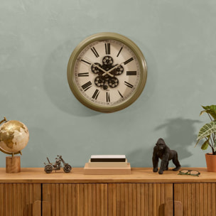 Horloge Argo D52cm vert clair