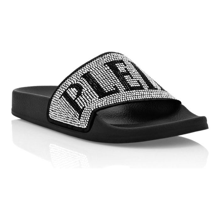 PHILIPP PLEIN Flat Gummy Sandals