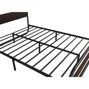 BAMAKO - Lit LED en métal 160x200cm