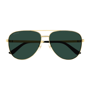 Gafas de Sol Gucci GG1233SA-002 de Metal Hombre 63 mm
