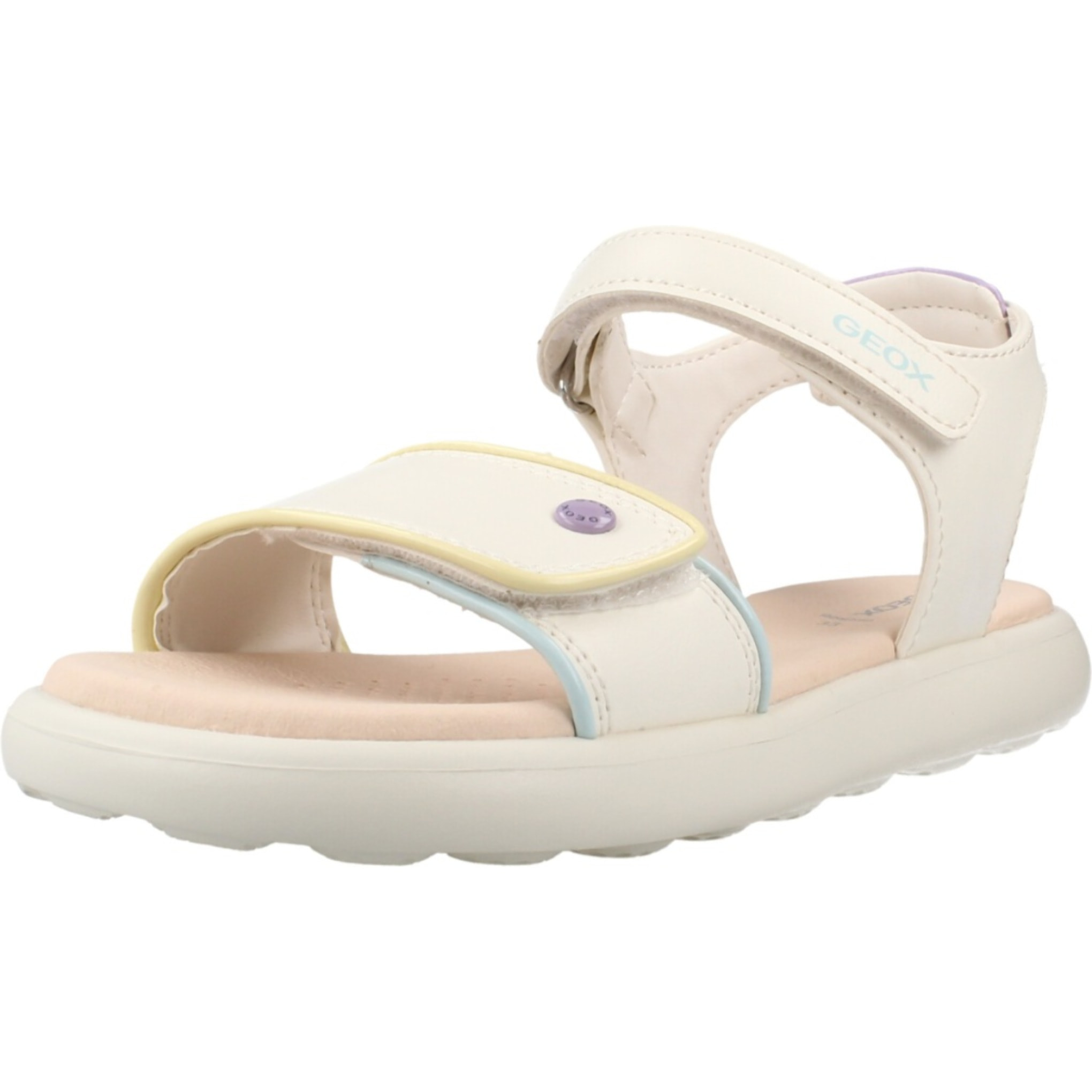 Sandalias Niña de la marca GEOX  modelo J SANDAL PUFFYPOP BLANCO