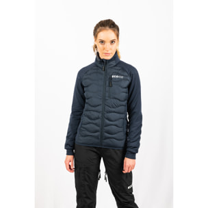 Giacca isolante ibrida ECOActive da donna, marchio ECOON - Blu