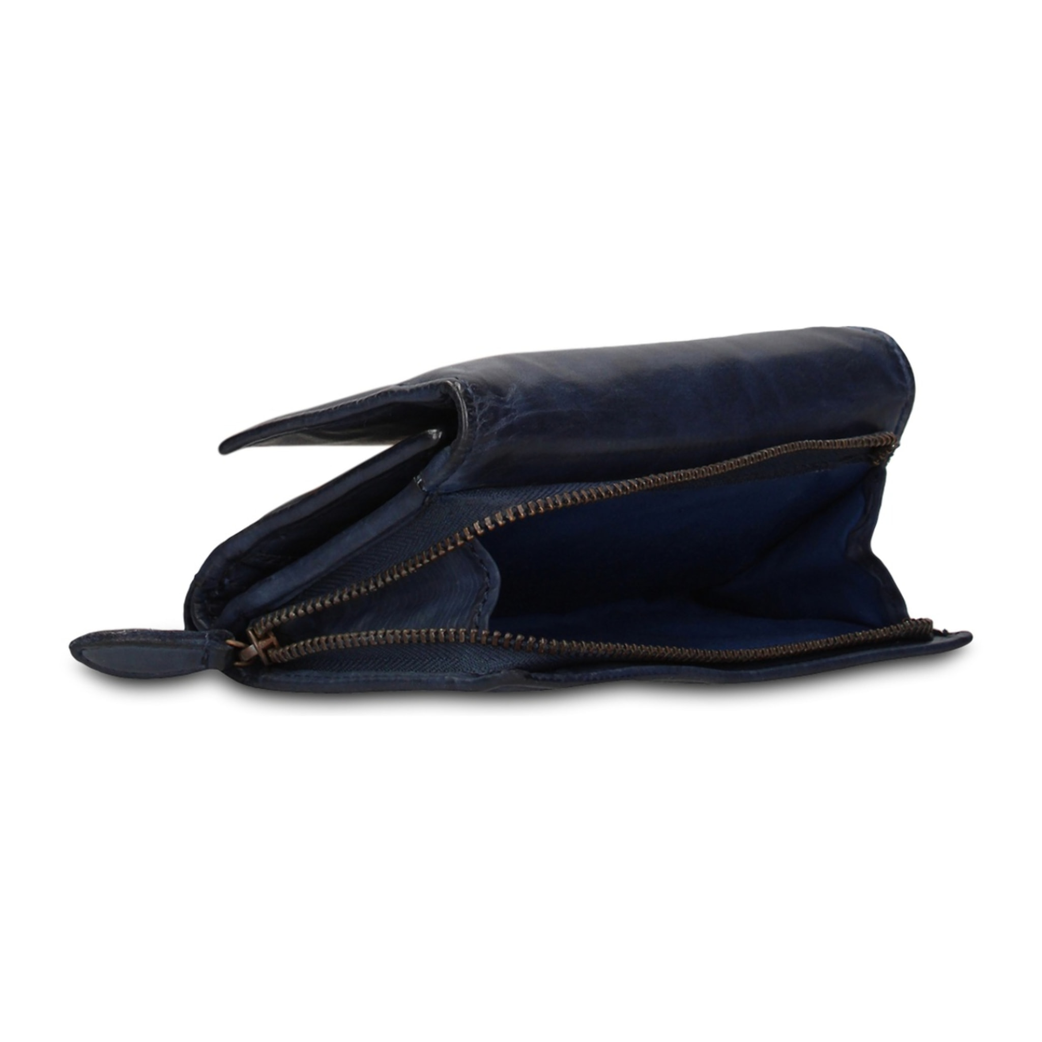 Portafoglio uomo in vera pelle - Modello Boreal - Casual - 14.0 x 9.0 x 4.5 cm