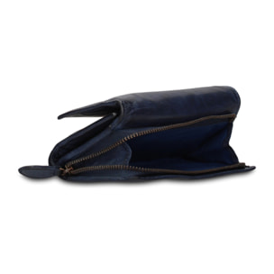 Portafoglio uomo in vera pelle - Modello Boreal - Casual - 14.0 x 9.0 x 4.5 cm