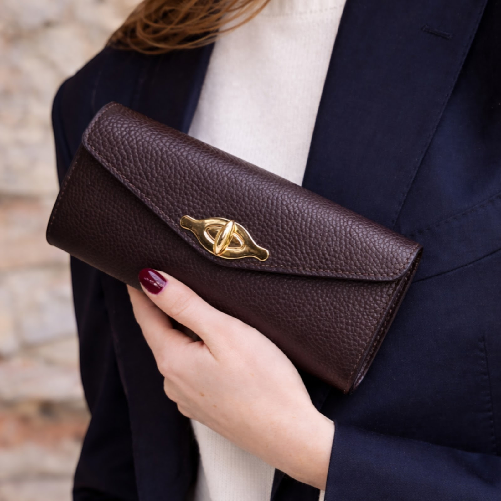 Cartera Cheval Firenze Marlon Marrón Oscuro