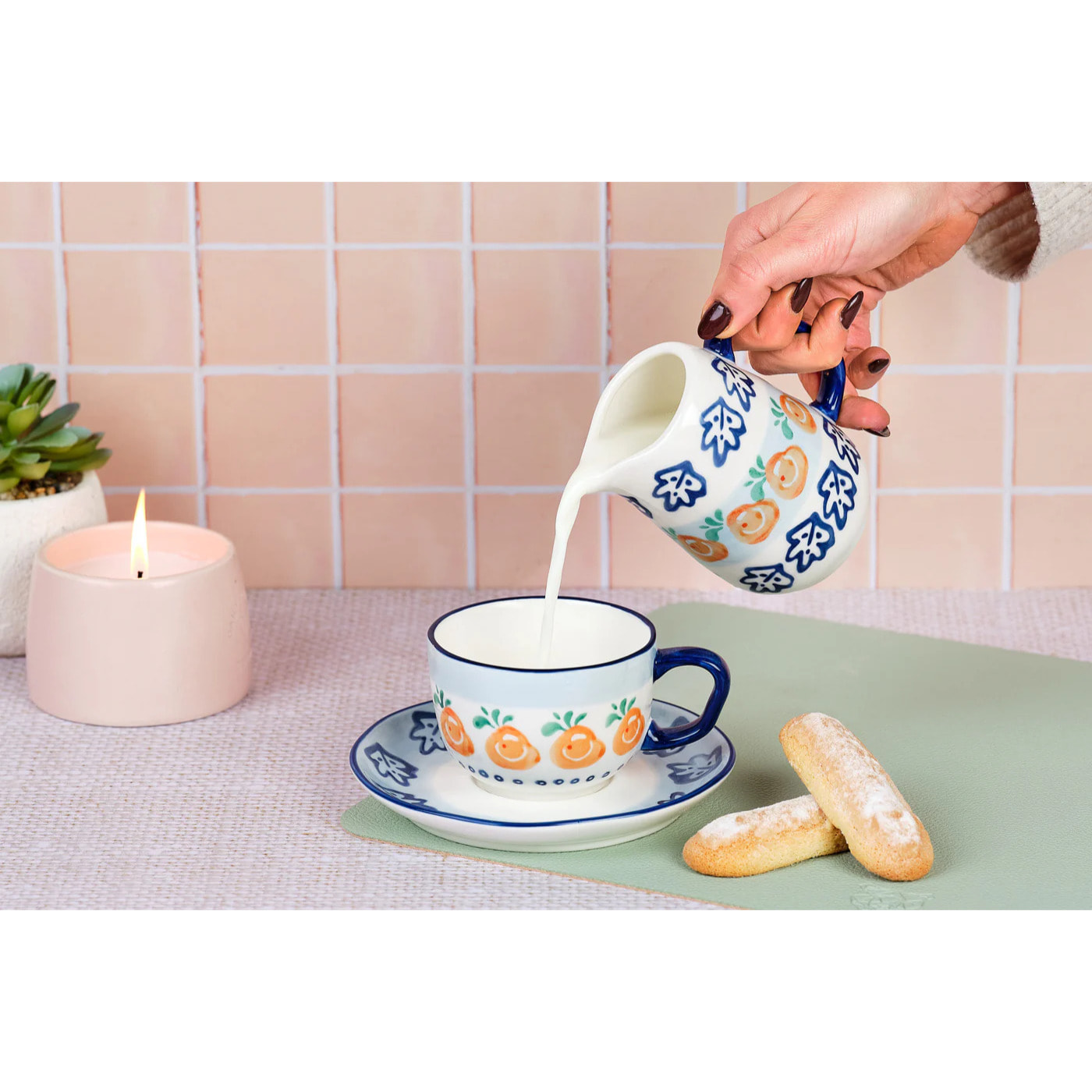 Pot à lait NAPOLI 30cl - Agrume