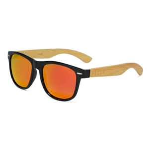 Gafas de Sol Feler 1203M-5 Polarizadas de Madera Unisex 53mm