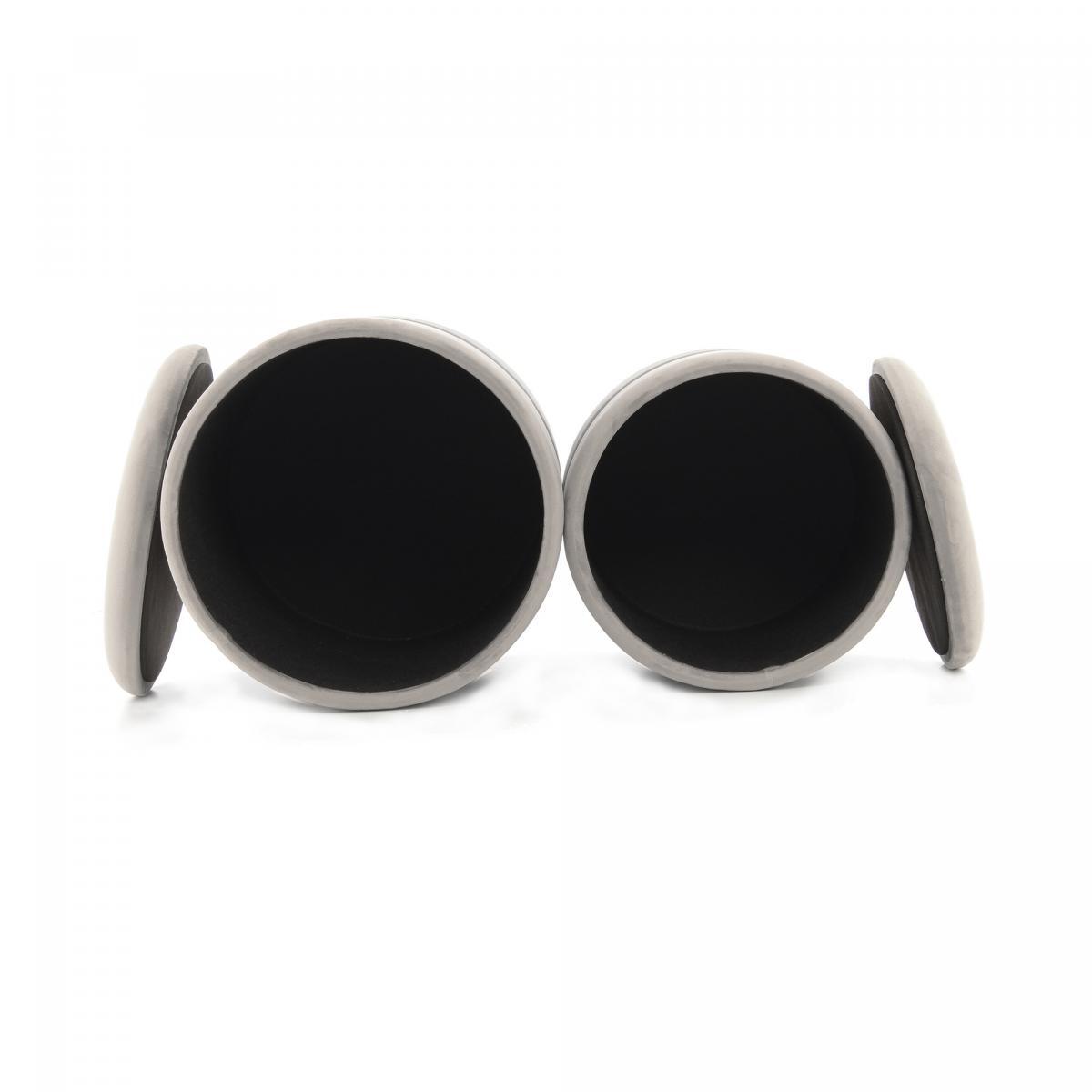 Tabouret semi artisanal Lot de 2 DUPI