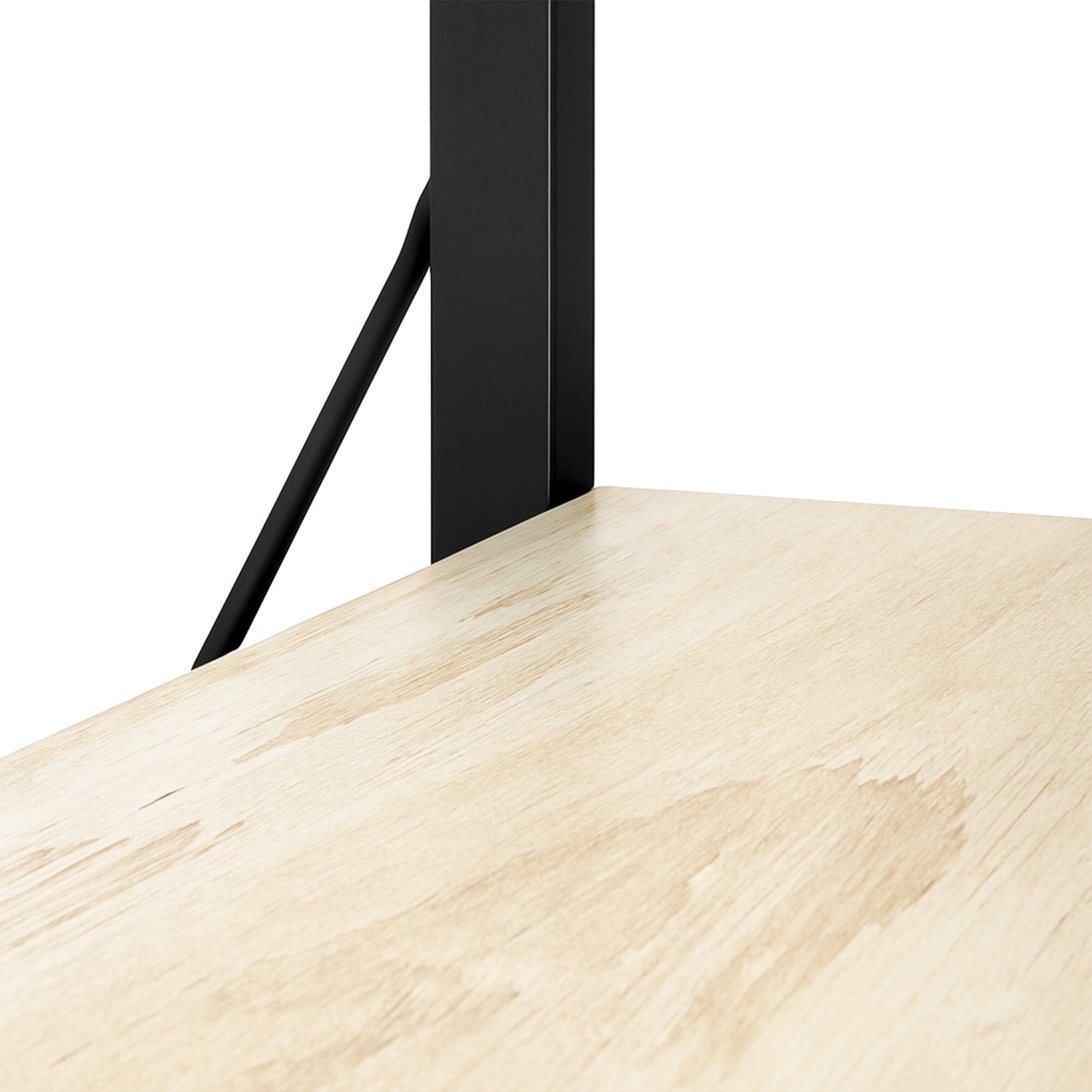 Ganbaru - Libreria scaffale a 6 ripiani 80x30xH180 cm in stile industrial bleach