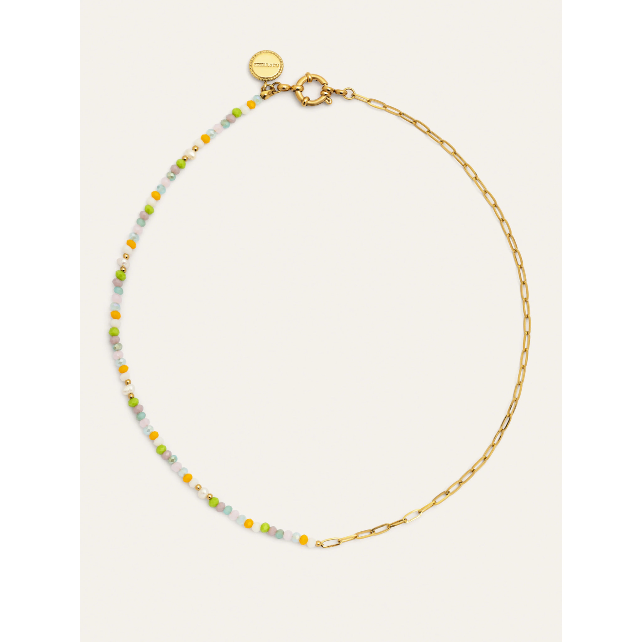 Collana Chic Nora Acciao Placcato Oro