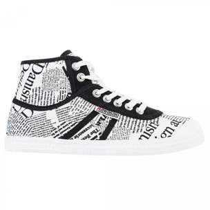 Zapatillas Sneaker para Mujer - KAWASAKI News Paper Canvas Boot K202413 1002 White