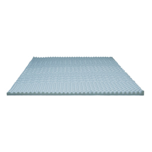 Surmatelas Mémoire de Forme et Gel Refresh, 6 cm, 7 Zones de Confort, Fabrication Française