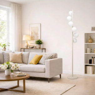 Lampadaire Scala Balls 160cm beige Kare Design