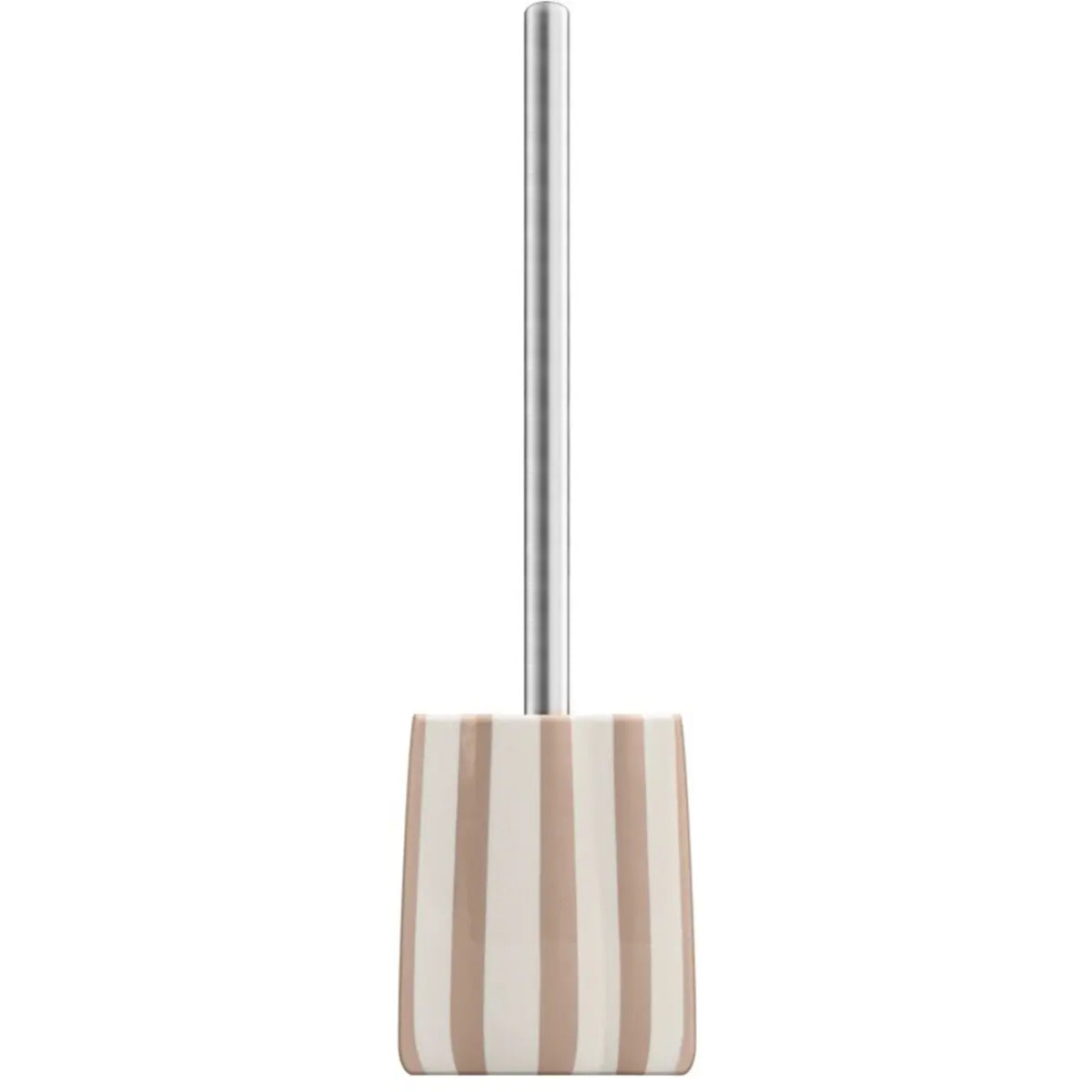 Brosse wc Strio rayures rose