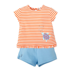 Conjunto niña - Coral