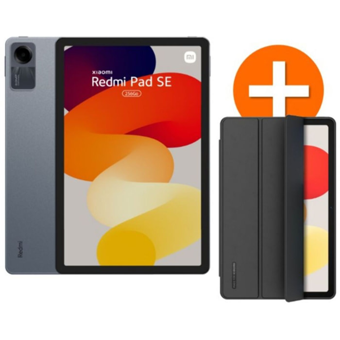 Tablette Android XIAOMI Pack Redmi Pad SE 256Go + Folio